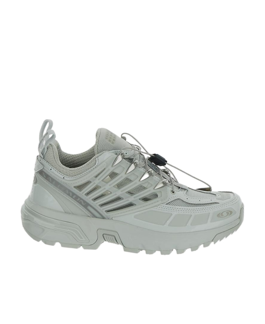 Mm6 Maison Margiela X Salomon Logo-patch Low-top Sneakers In Gray