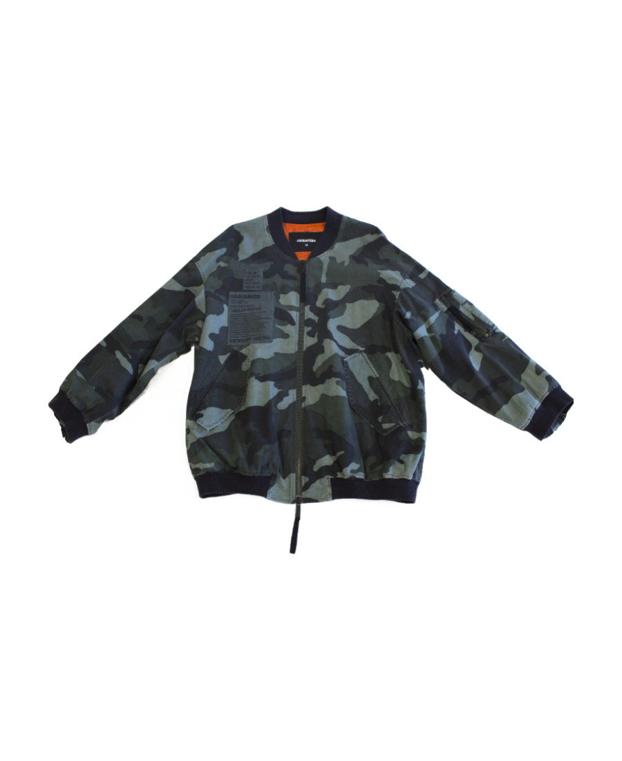 Dsquared2 Logo Casual Jacket In Black