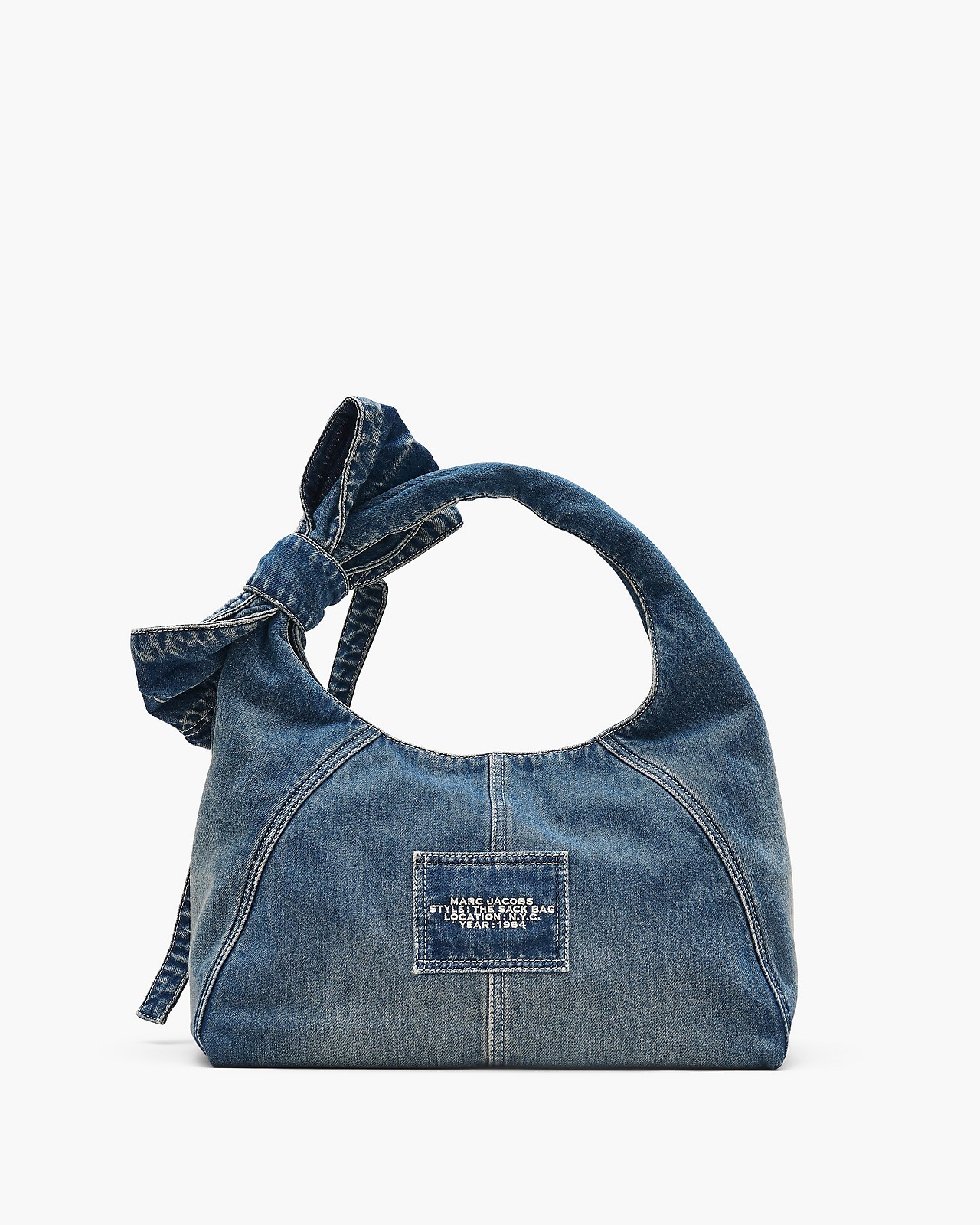 Marc Jacobs The Bow Denim Sack Bag