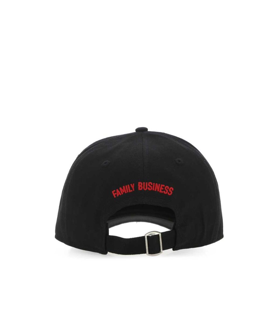 Dsquared2 Logo-patch Detail Baseball Cap In Black