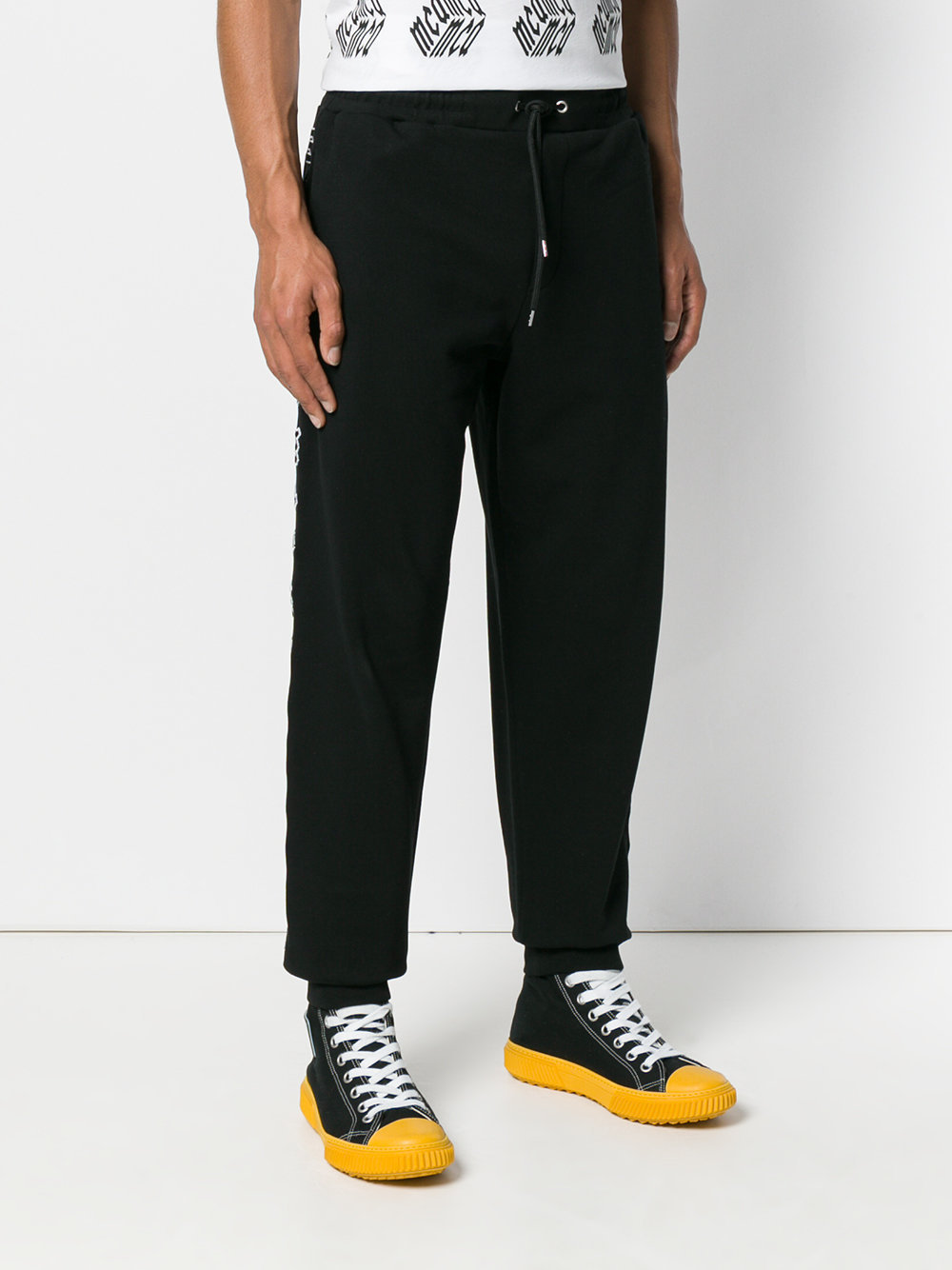 MCQ BY ALEXANDER MCQUEEN LOGO PRINT TRACK PANTS 