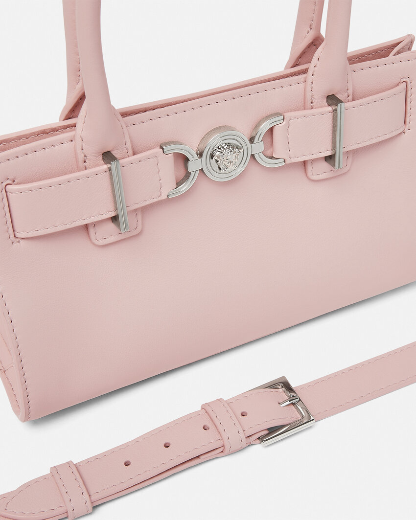 Versace Mini Medusa '95 Tote Bag In Pink