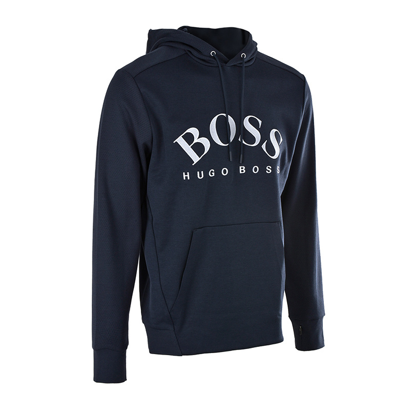 HUGO BOSS LOGO PRINT HOODIE