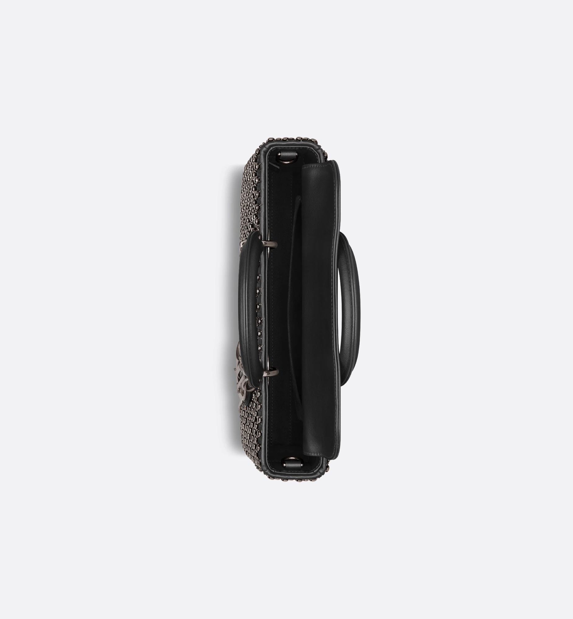 Dior Pendant Shoulder Bag In Black