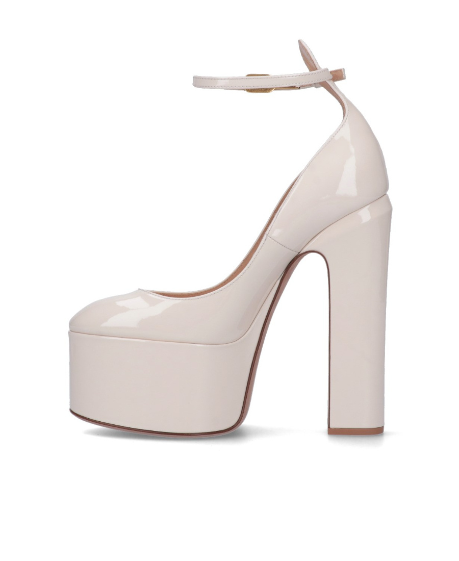 Valentino Garavani Woman Pumps Ivory Size 10.5 Soft Leather In Neutral