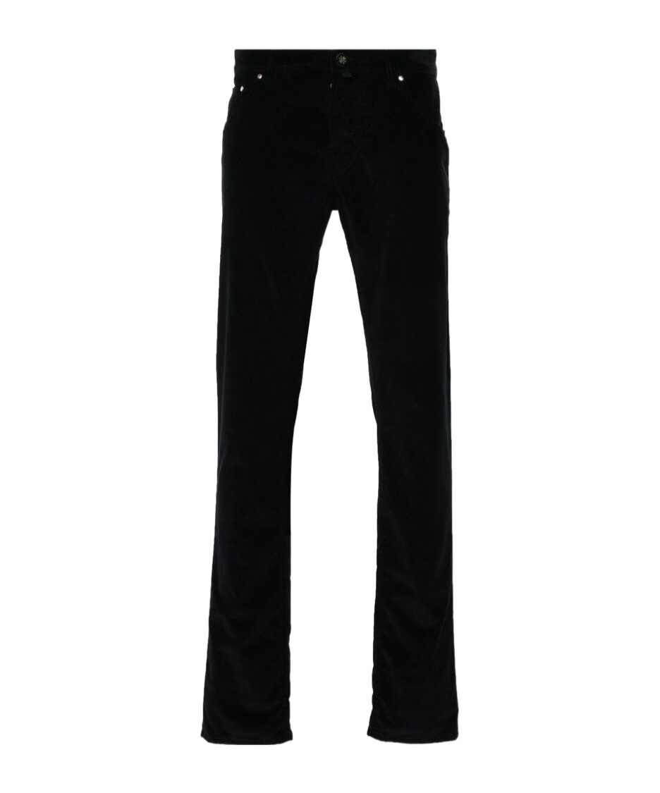 Jacob Cohen Belt-loop Casual Pants In Black