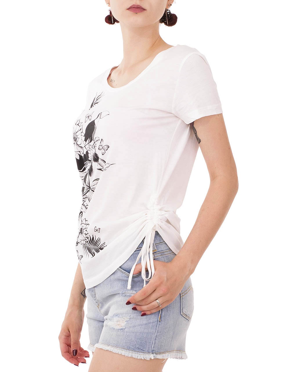 EA7 T-SHIRT WITH ROUND NECK AND SHORT SLEEVES 