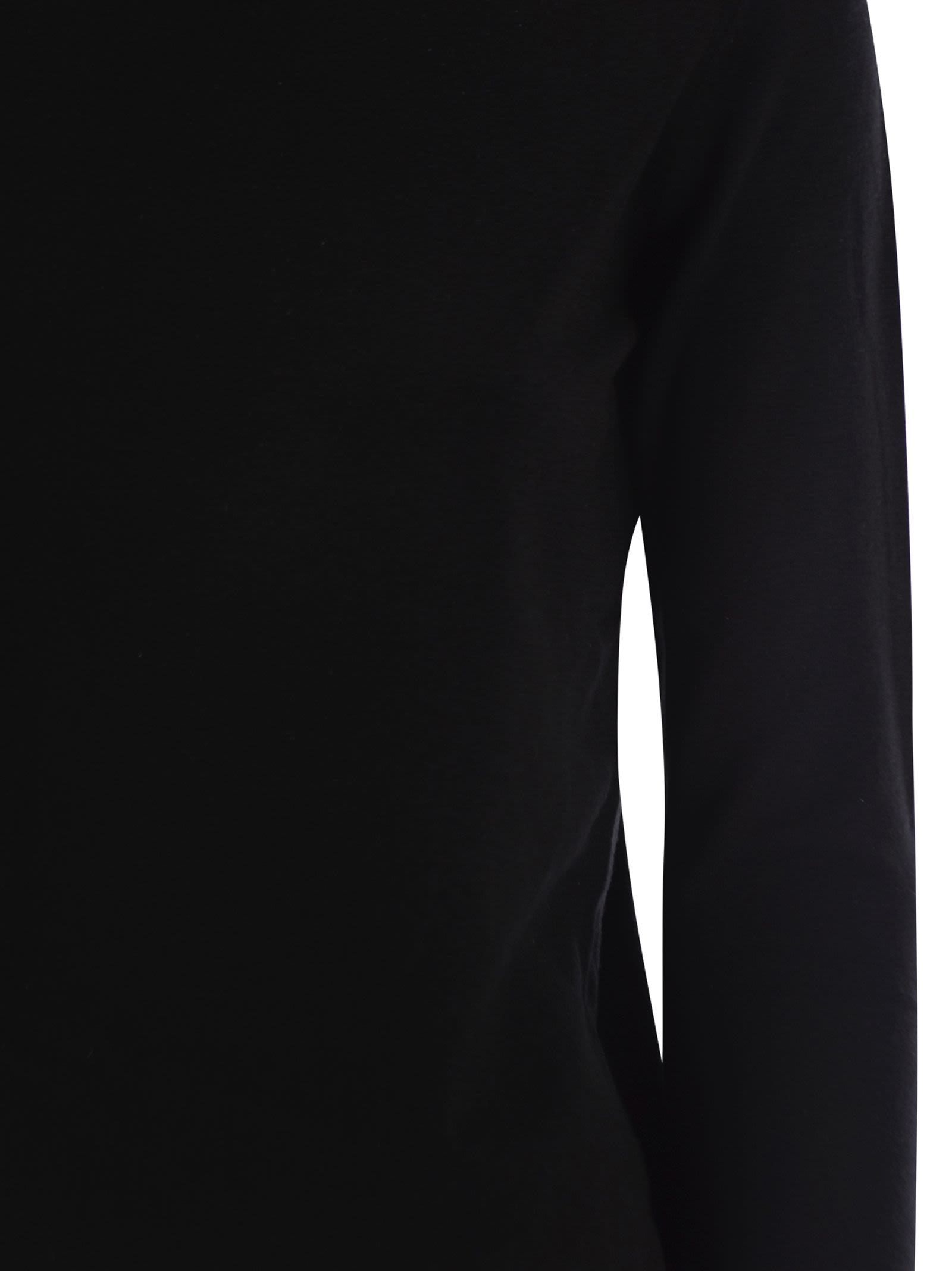 Weekend Max Mara Long-sleeved Sweater In Black