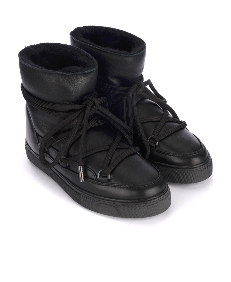 Inuikii Logo And Ankle Boots In Black