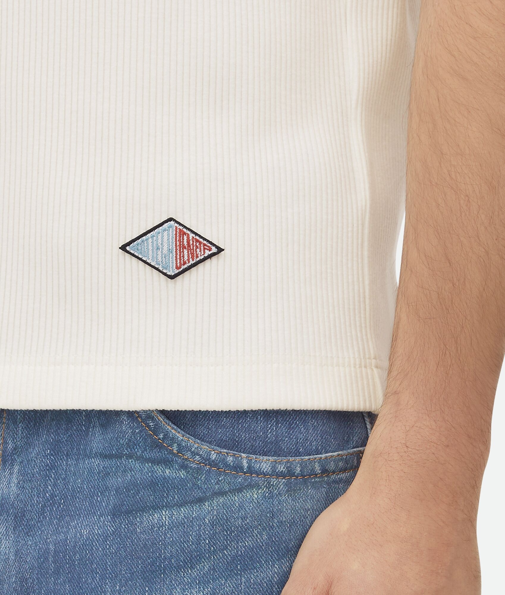 Bottega Veneta Rib Jersey Tank Top In White