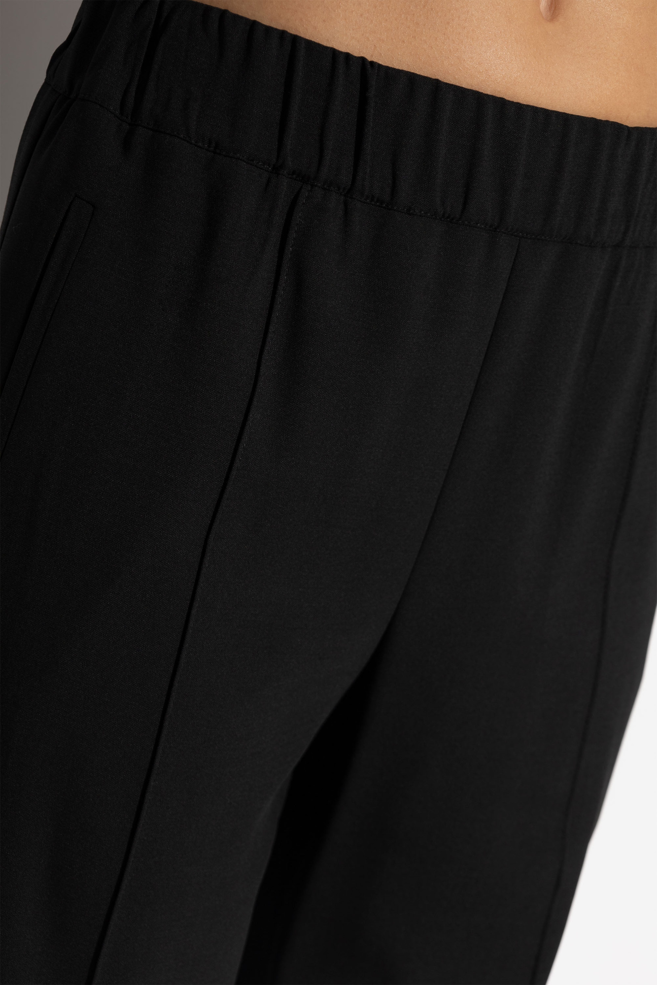 Dolce & Gabbana Pressed-crease Trousers In Black