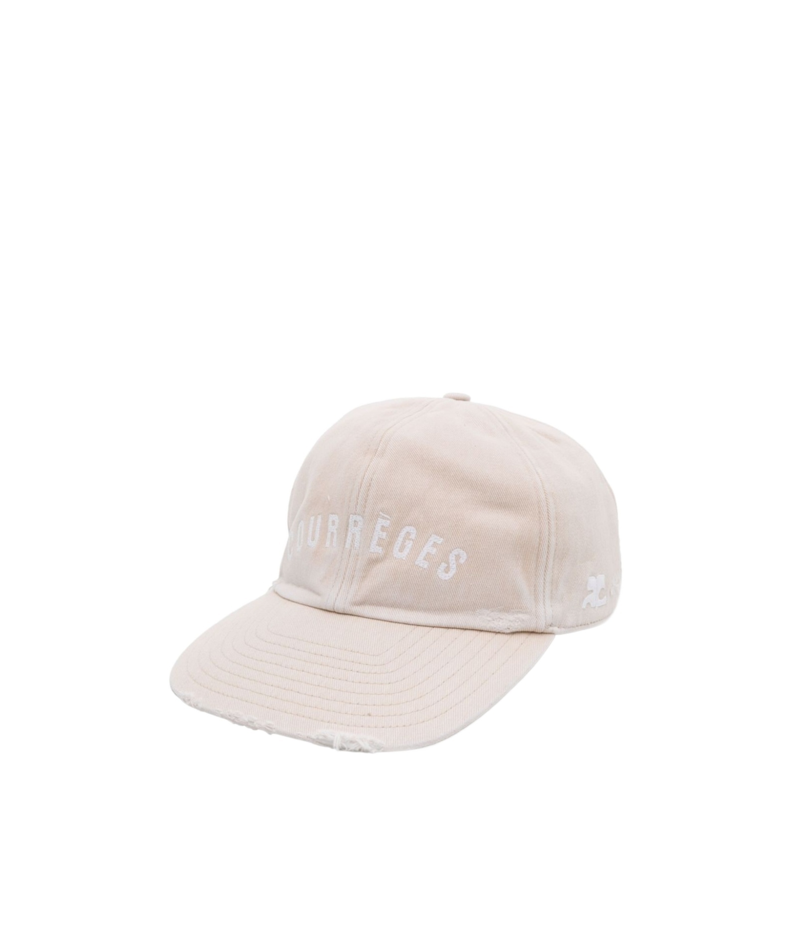Courrèges Courreges Man Hat Cream Size M Cotton In White