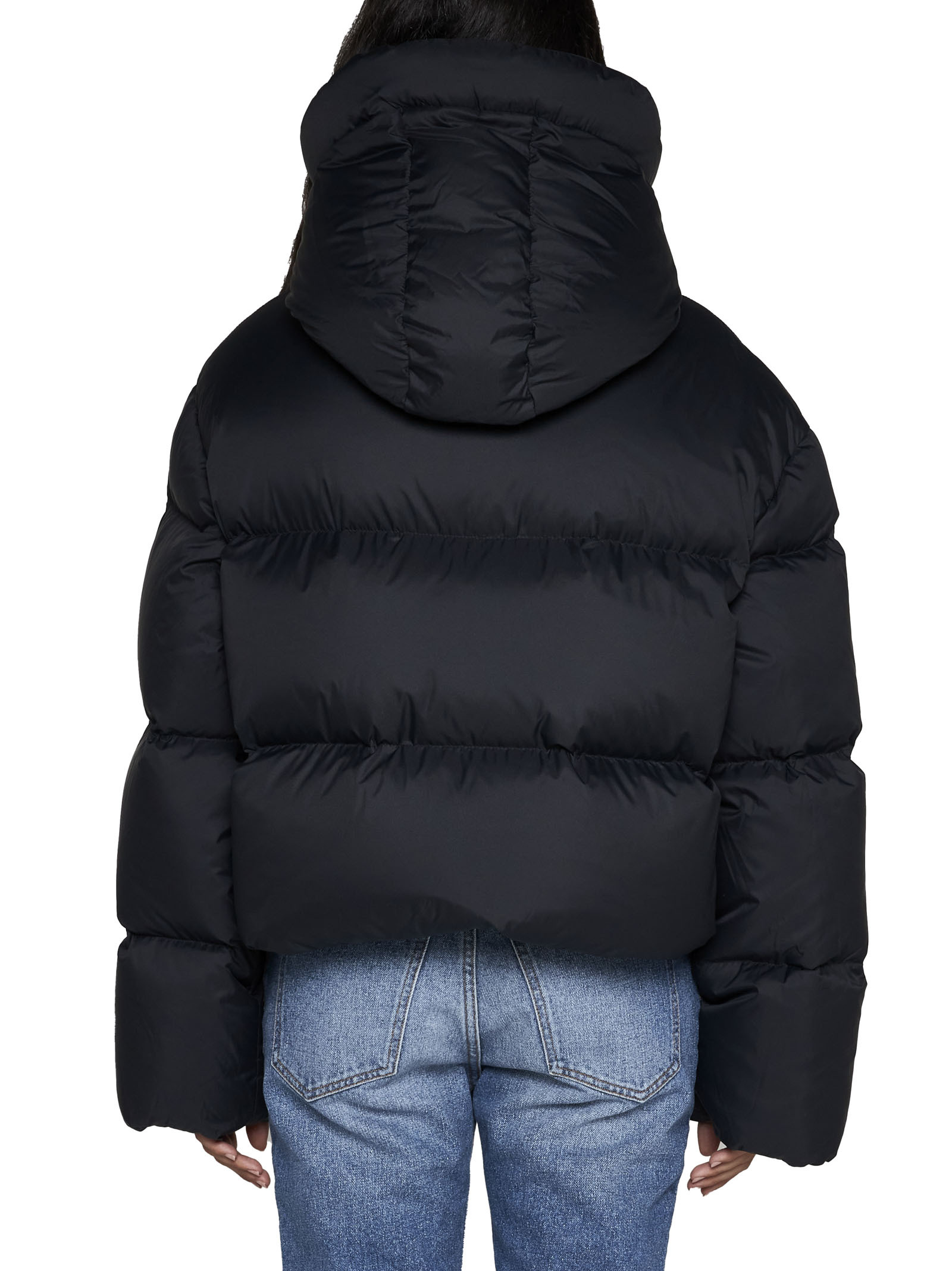 Ienki Ienki Bear Kenny Zip-up Puffer Jacket In Black