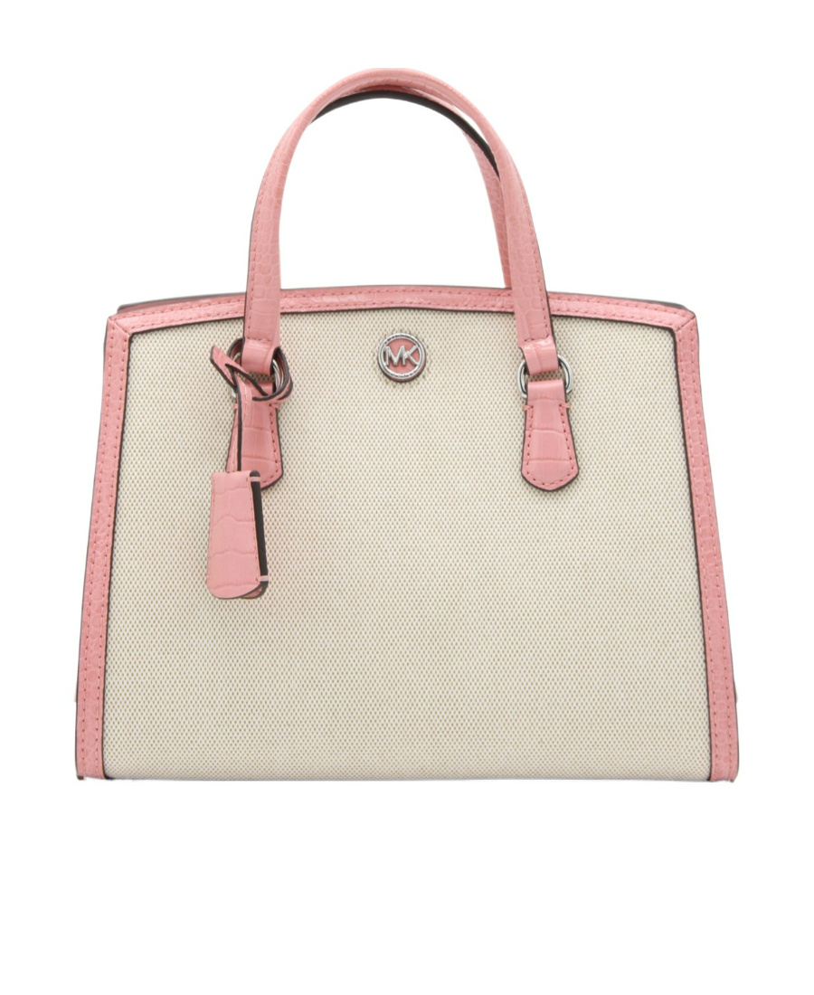 Michael Michael Kors Chantal Canvas Tote Bag In Nude