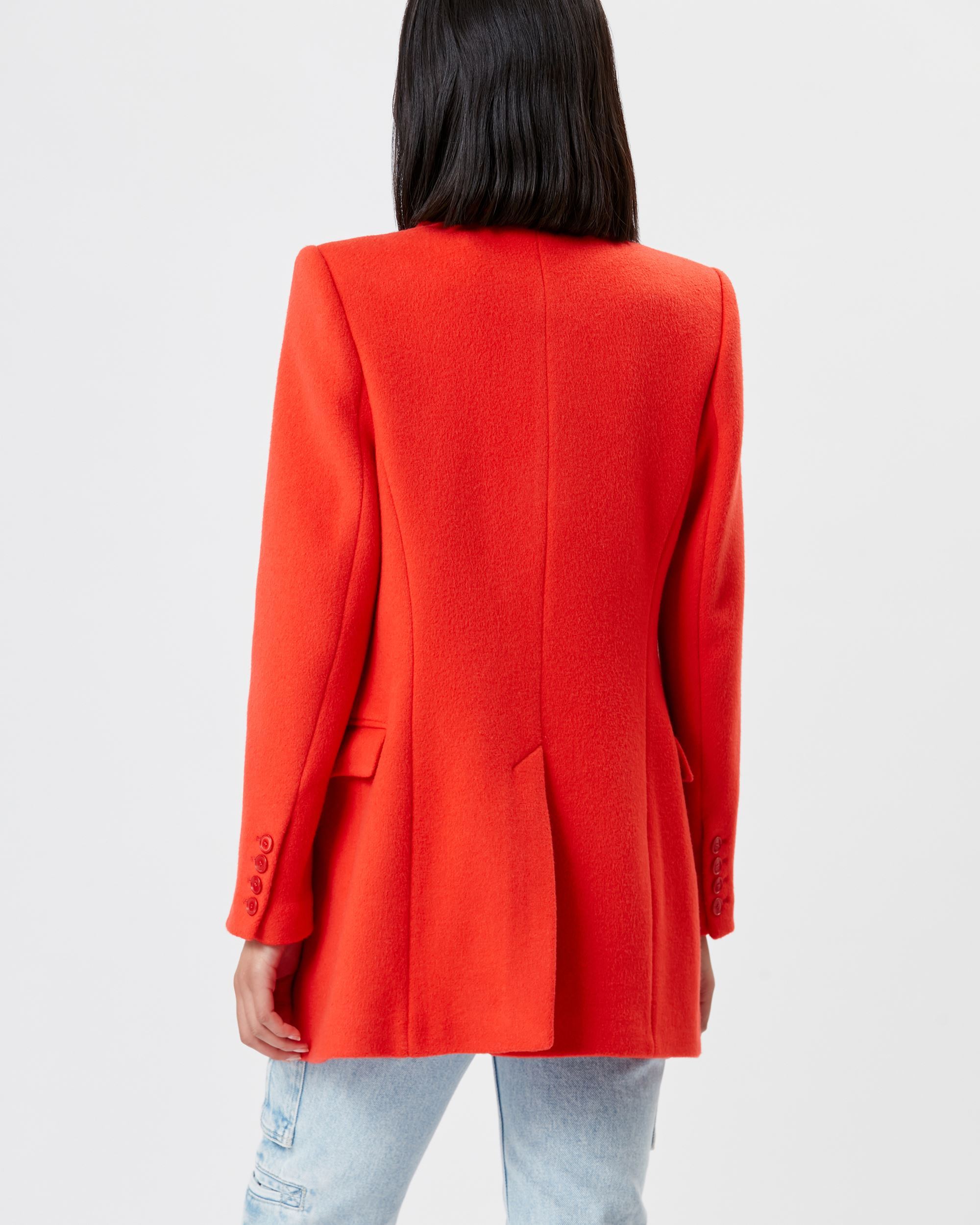 Isabel Marant Double Breasted Coat In Red