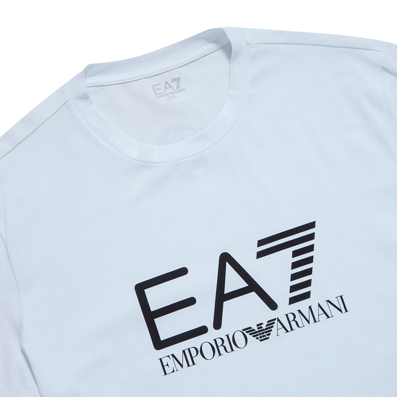 EA7 PRINTED T-SHIRT WITH ROUND NECK
