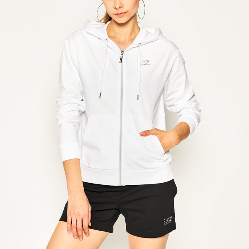 EA7 LOGO AND HAT CASUAL JACKET 