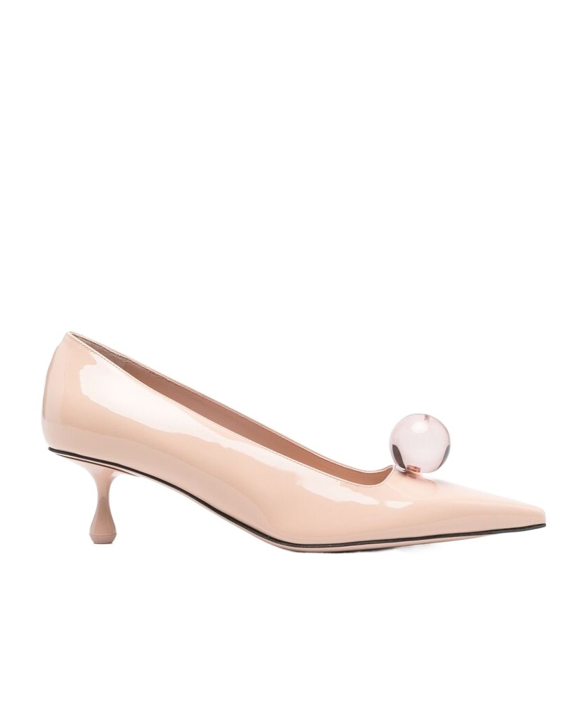 Jimmy Choo 50mm Orb Pumps In Neutral