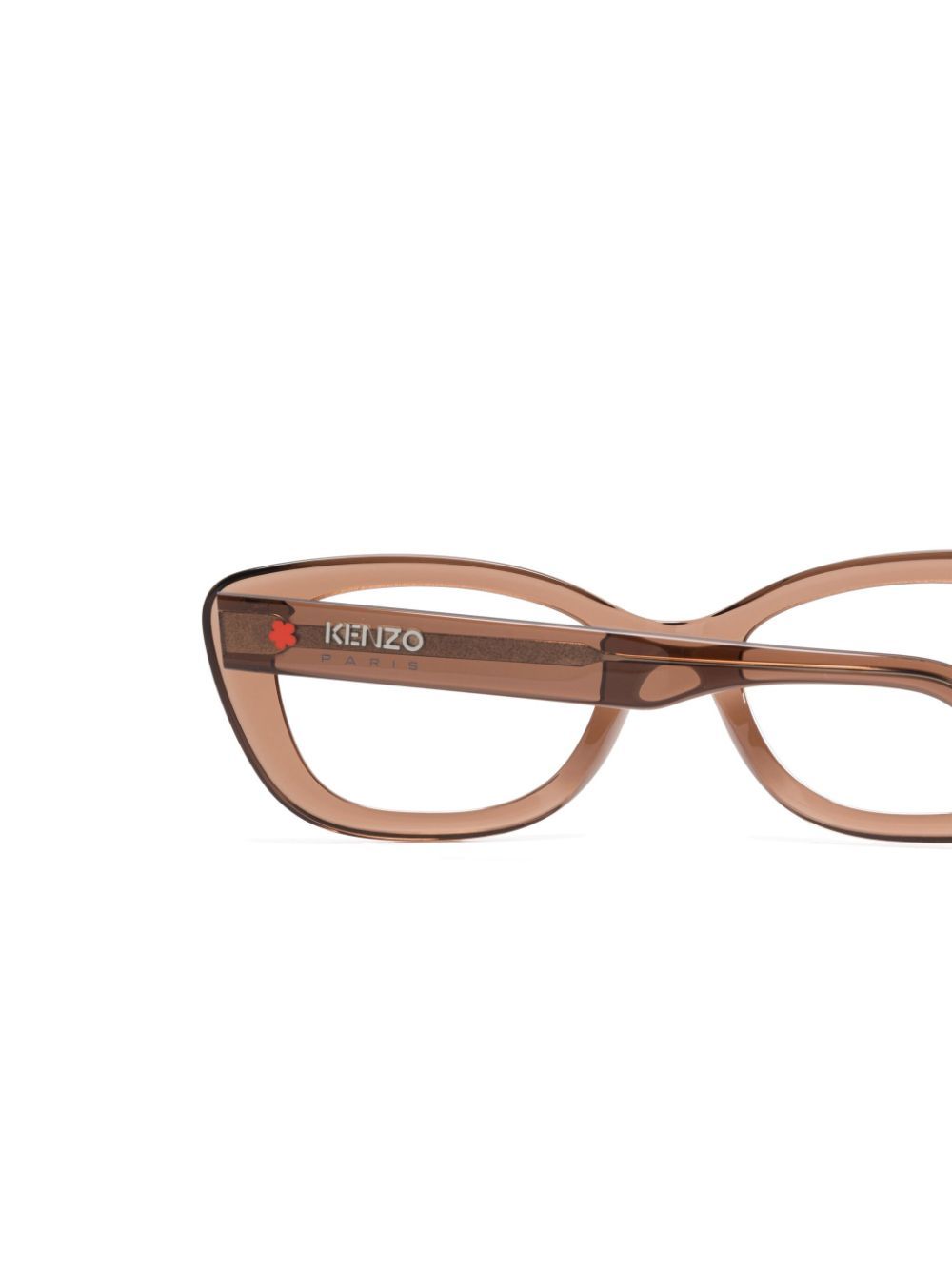 Kenzo Cat-eye Frame Flat Mirror In Nude