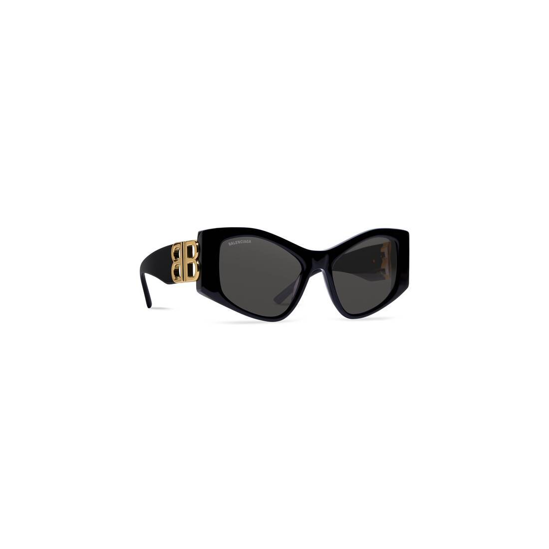 Balenciaga Womens Black 6e000311 Bb0287s Cat Eye-frame Acetate Sunglasses In Black