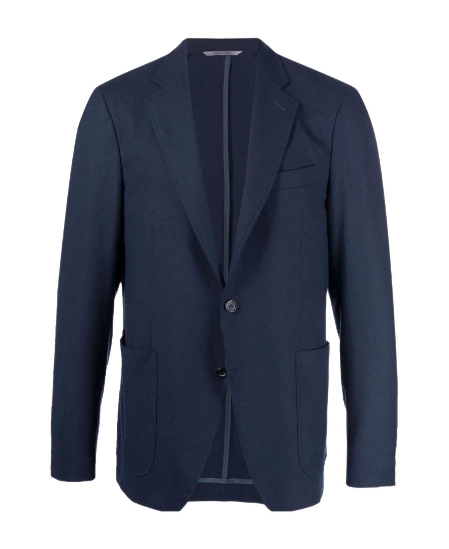 Canali Classic Tailored Blazer In Blue
