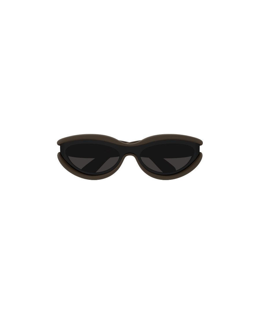 Bottega Veneta Hem Cat-eye Frame Sunglasses In Black