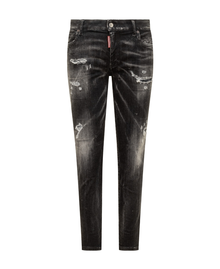 Dsquared2 Cool Girl Low-rise Skinny Jeans In Black