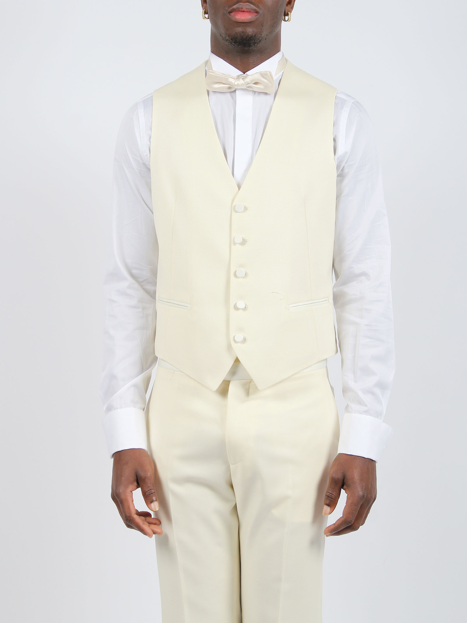 Tagliatore 3 Pieces Single Breasted Tailored Suit In White
