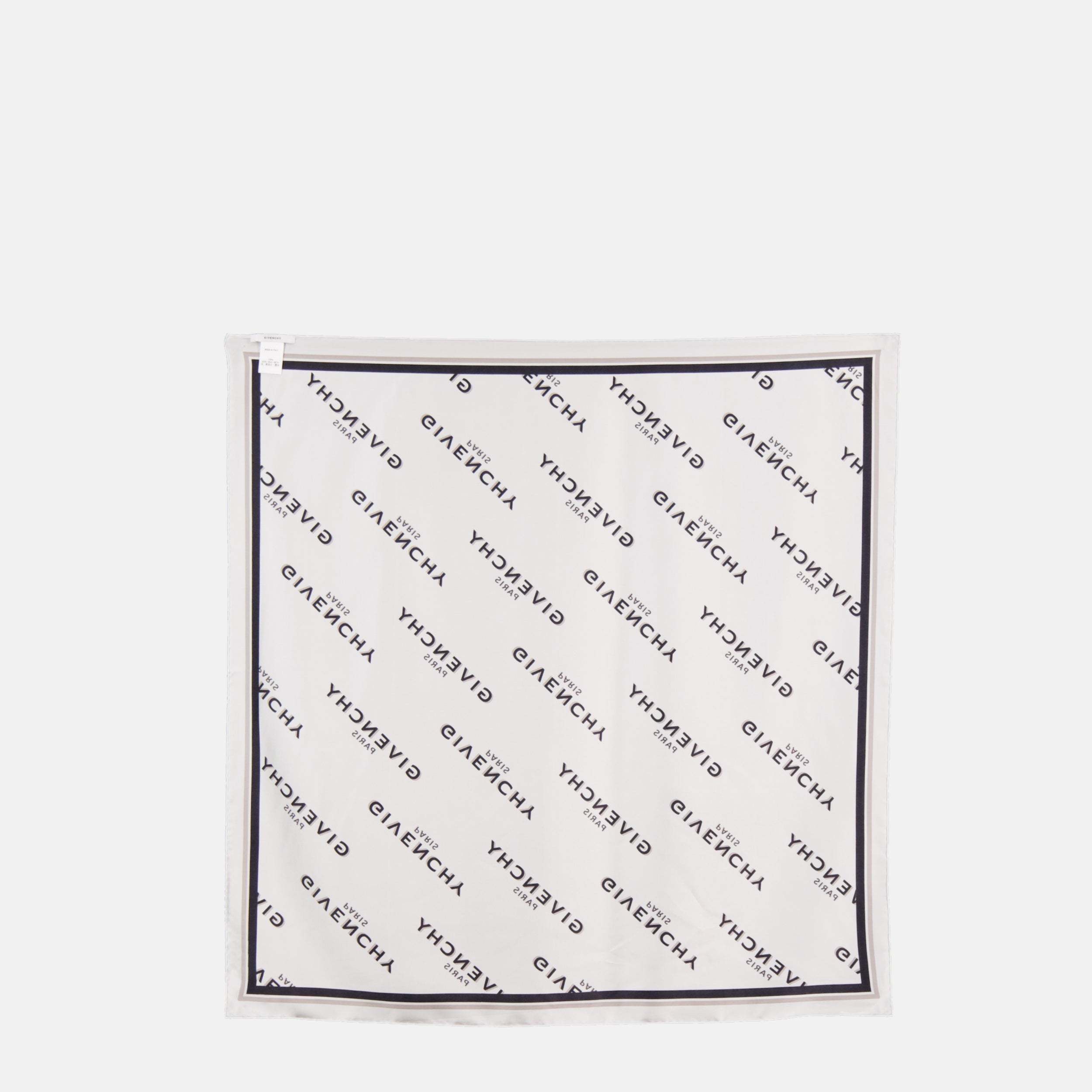 Givenchy Shadow Logo-printed Scarf In Multi