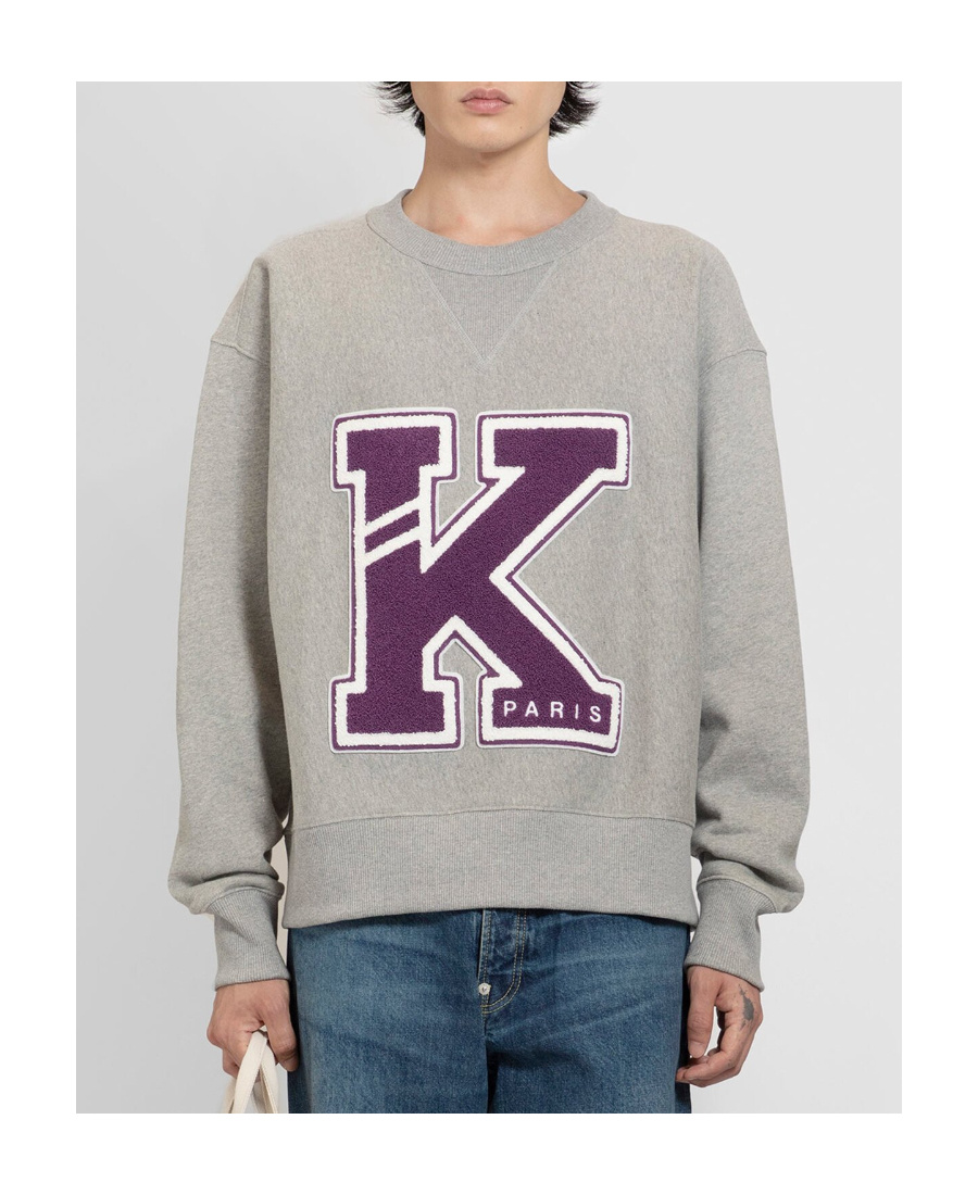 Kenzo Patches Sweatshirt In Gray