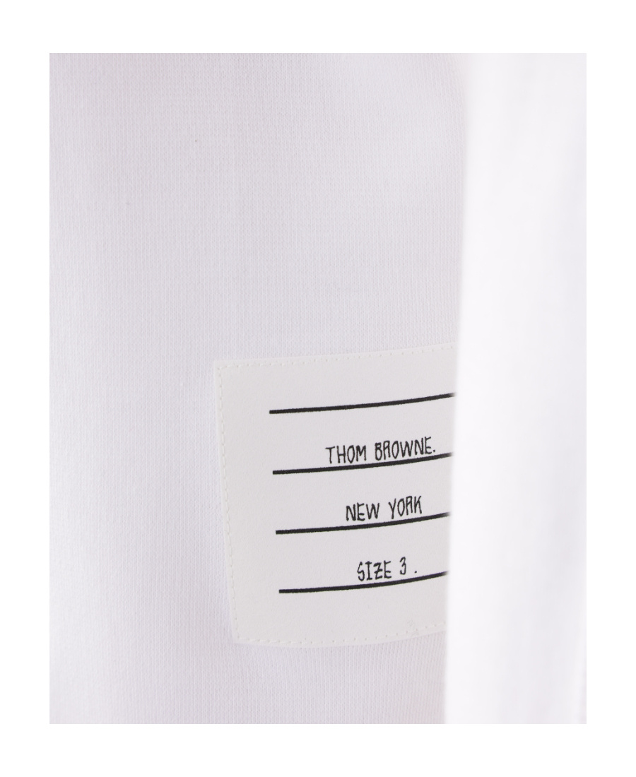 Thom Browne Cotton 4-bar Striped T-shirt In White