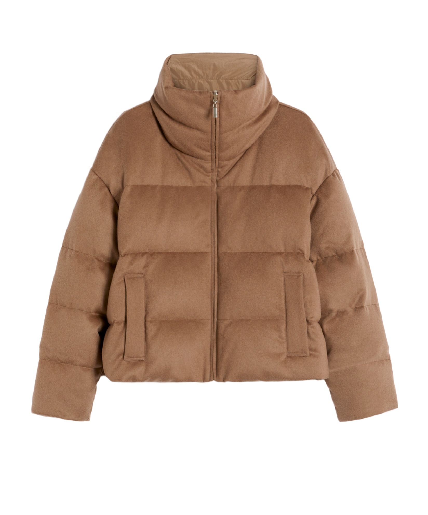 Max Mara Double-sided Down Jacket In Neutral