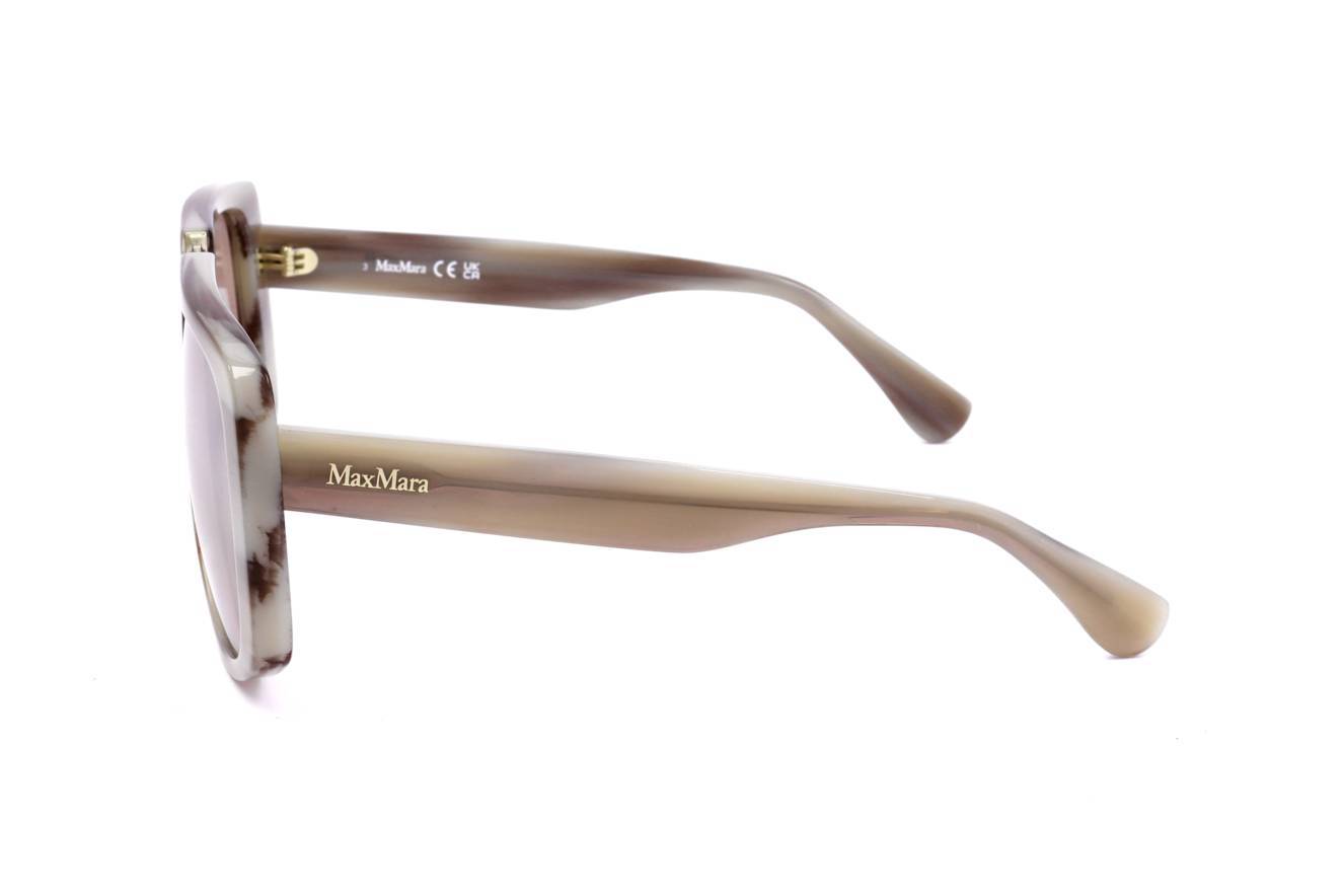 Max Mara Full Frame Sunglasses In White