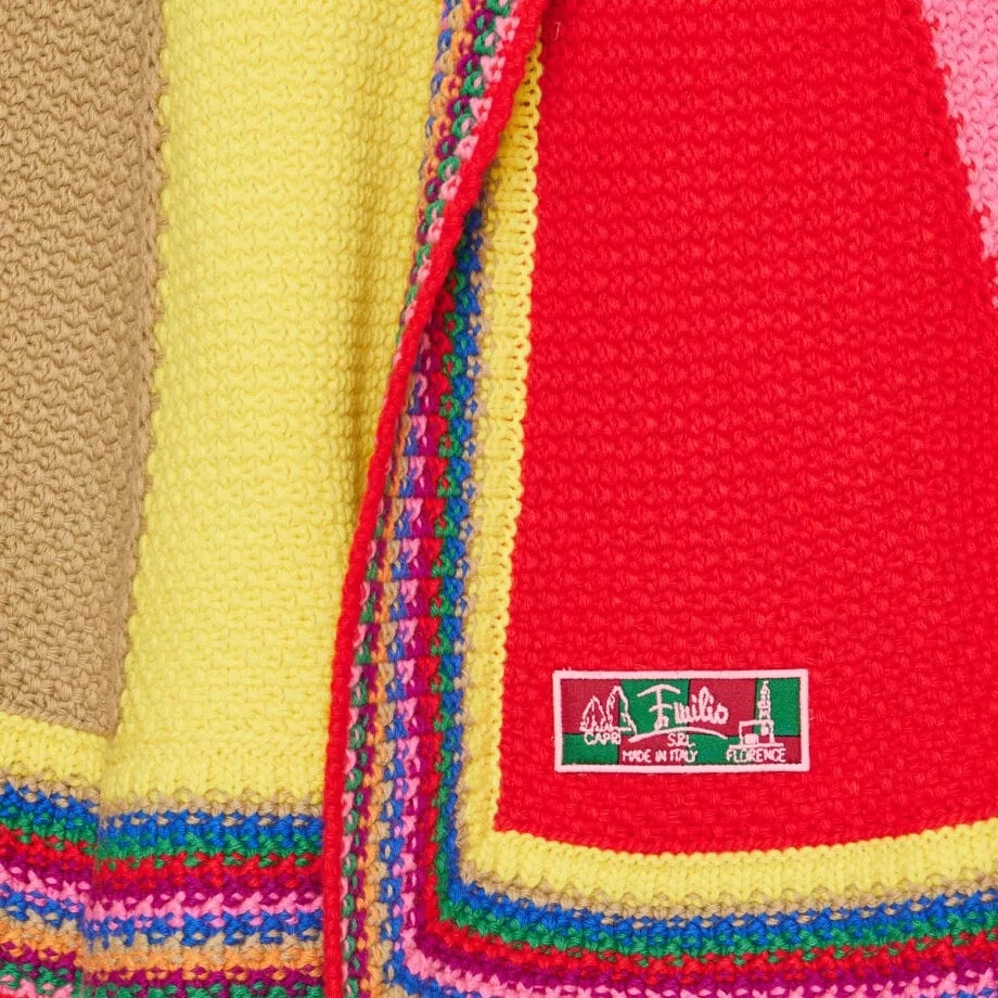 Pucci Colourblock Cape In Multicolor