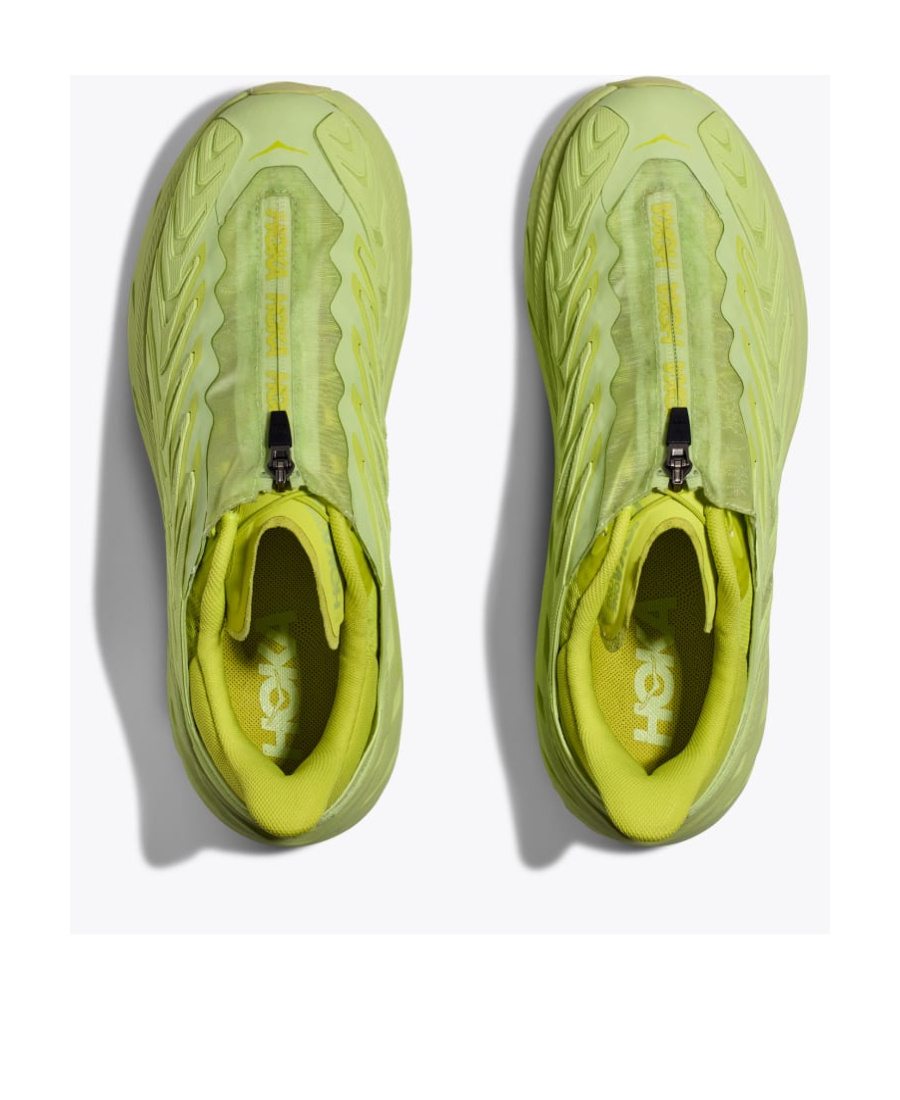 Hoka Zipper Closed Sneakers In Green