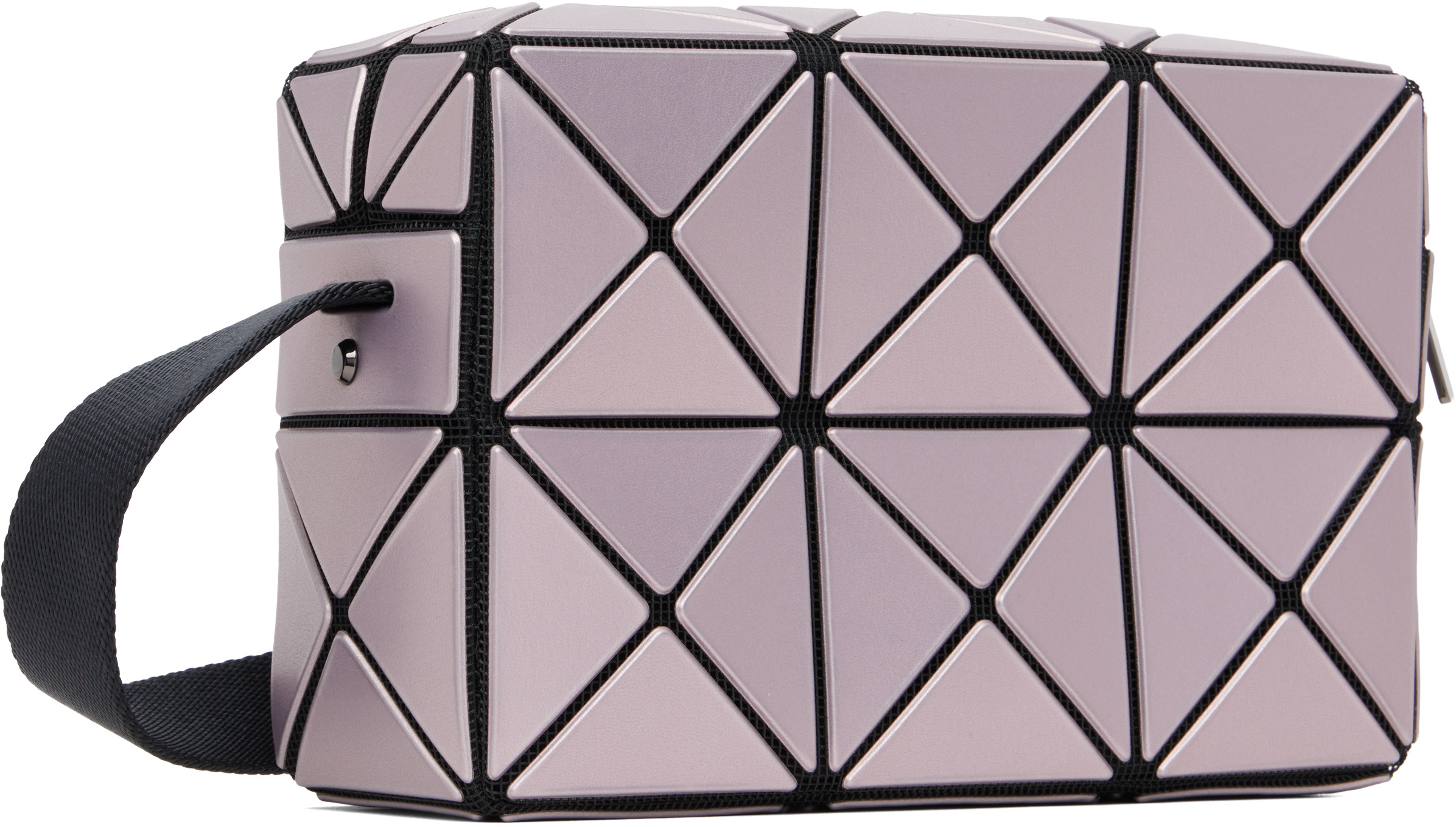 Bao Bao Issey Miyake Cuboid Metallic Crossbody Bag In Pink