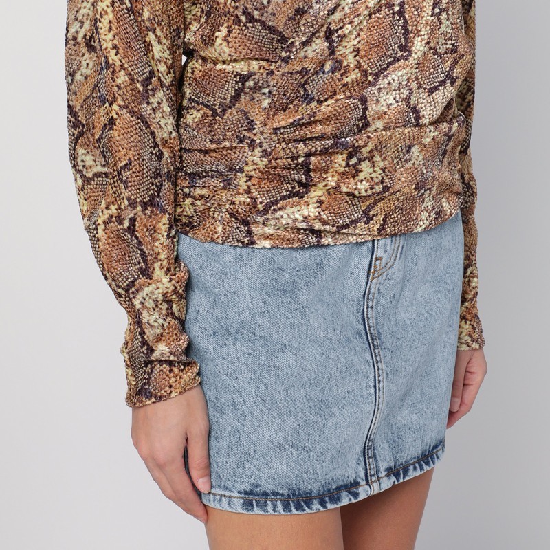 Shop Isabel Marant V-neck Blouse In Brown