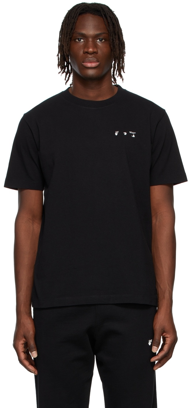 Off-white Caravaggio-print T-shirt In Black