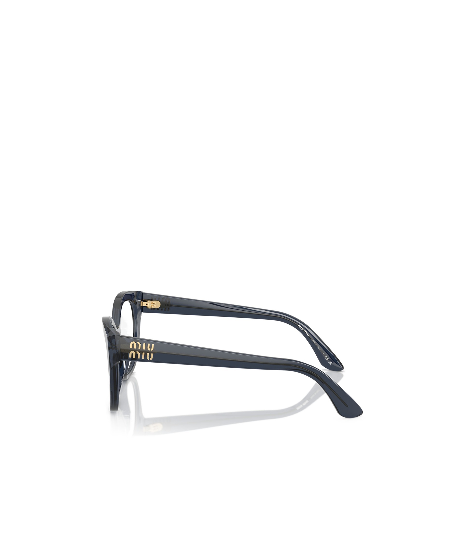 Miu Miu Geometrically Framed Flat Mirror In Gray