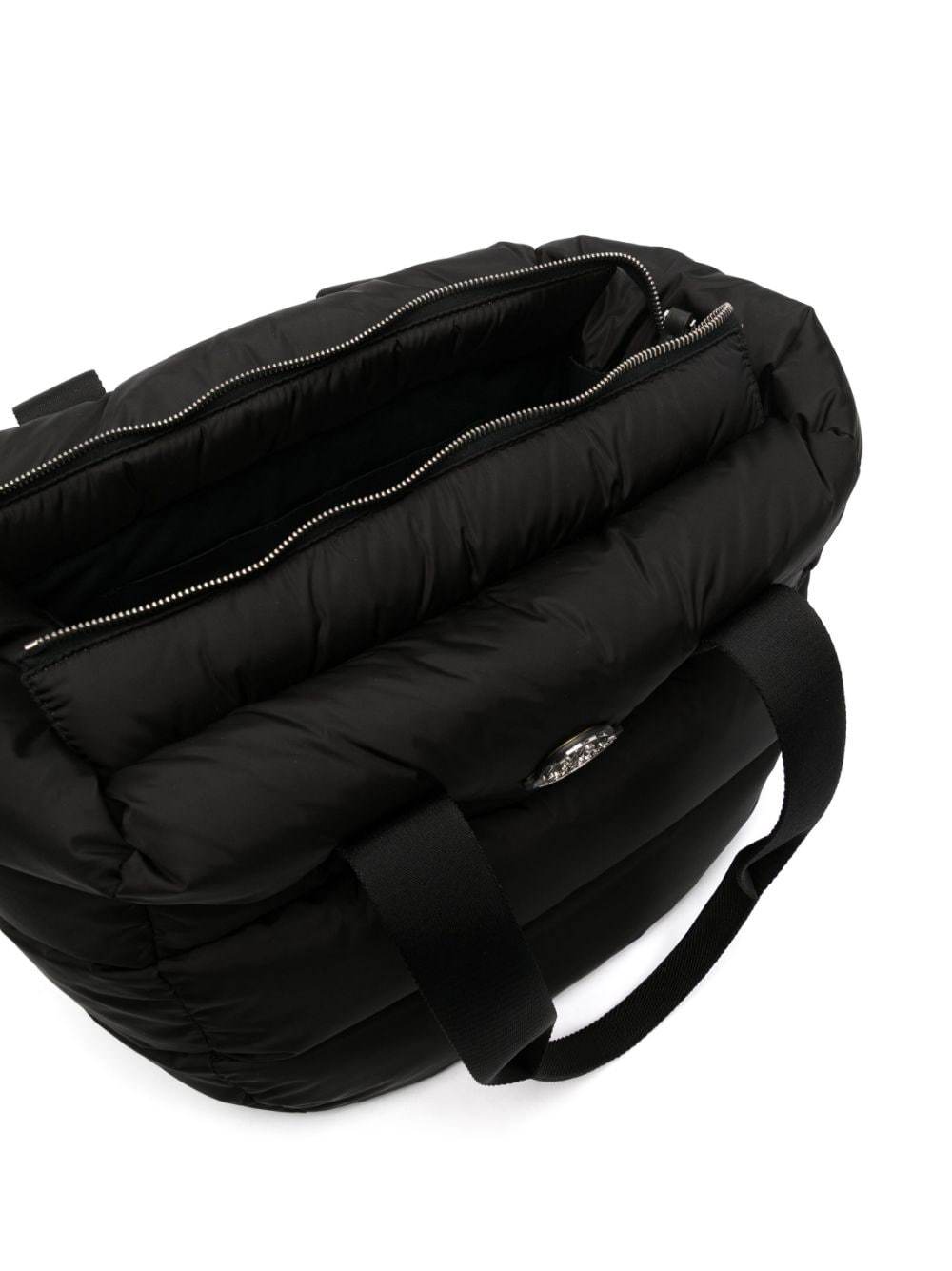 Moncler Caradoc Padded Tote Bag In Black