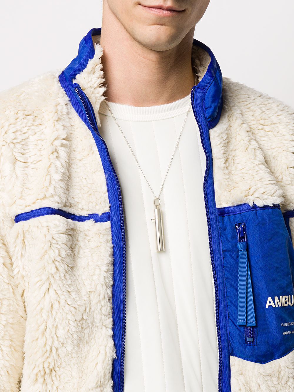 Ambush Pill Case Necklace In White