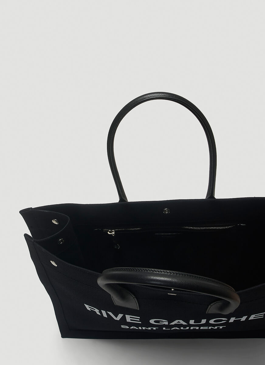 Saint Laurent Noe Rive Gauche Tote In Black
