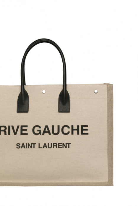 Saint Laurent Rive Gauche Cotton Tote Bag