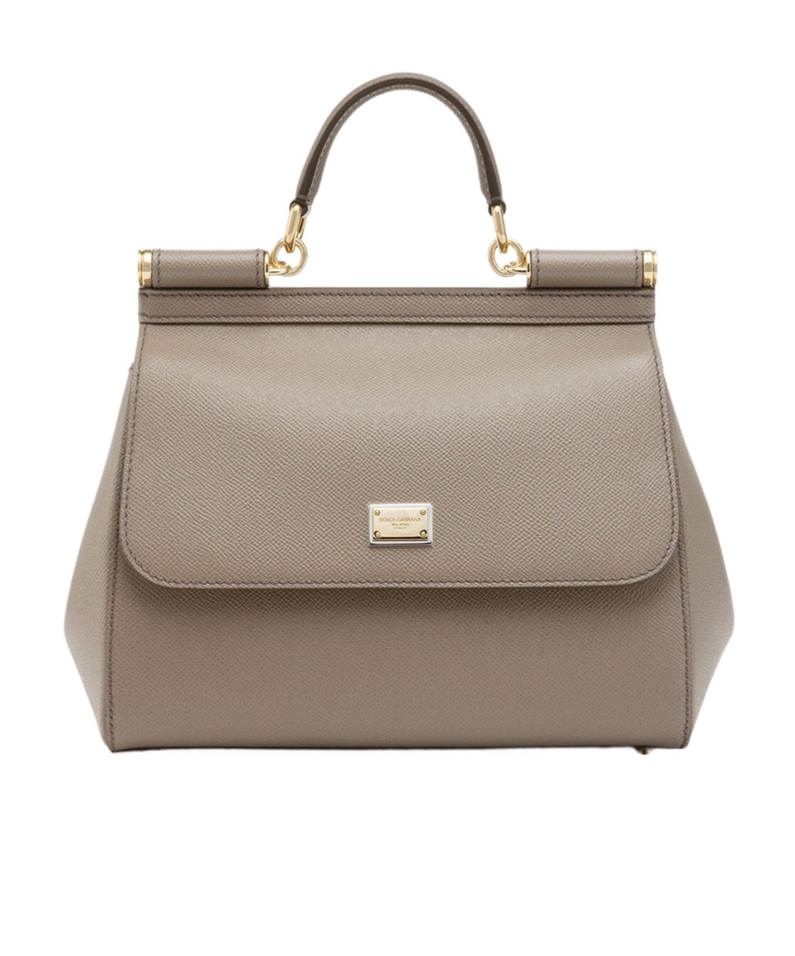 Dolce & Gabbana Flip Shoulder Bag In Nude