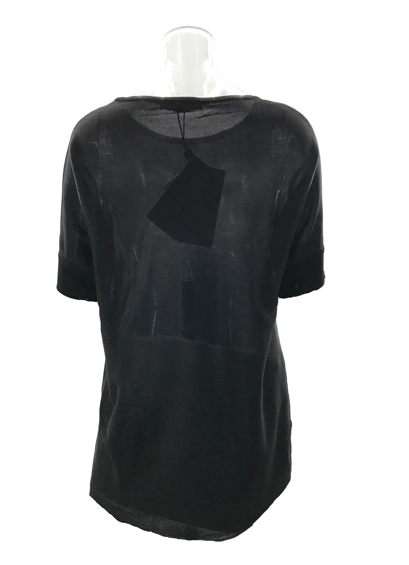 Max Mara Short-sleeved Sweater In Black
