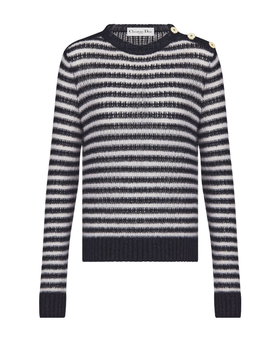 DIOR STRIPED SWEATER 