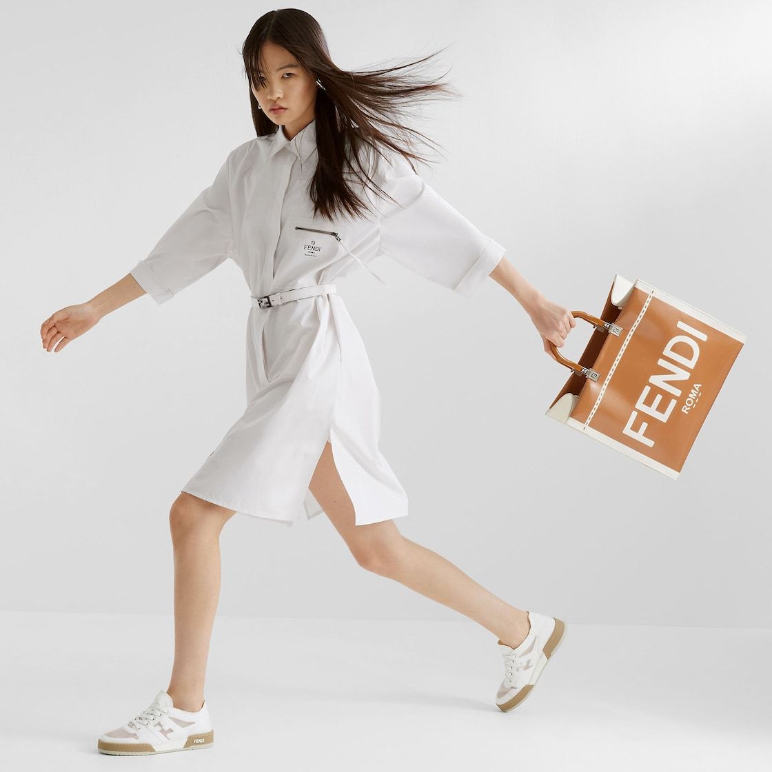 FENDI FENDI SUNSHINE MEDIUM TOTE BAG