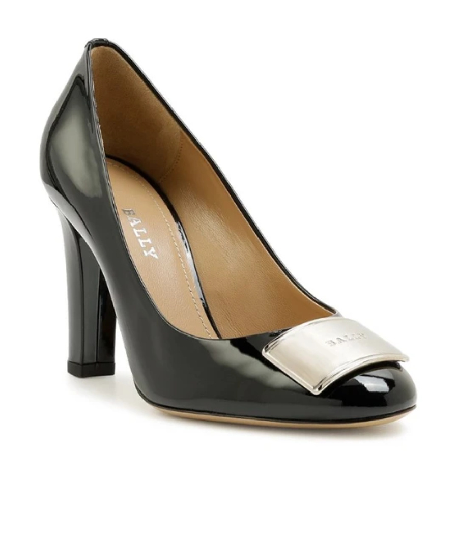 Bally Logo High Heels In Black