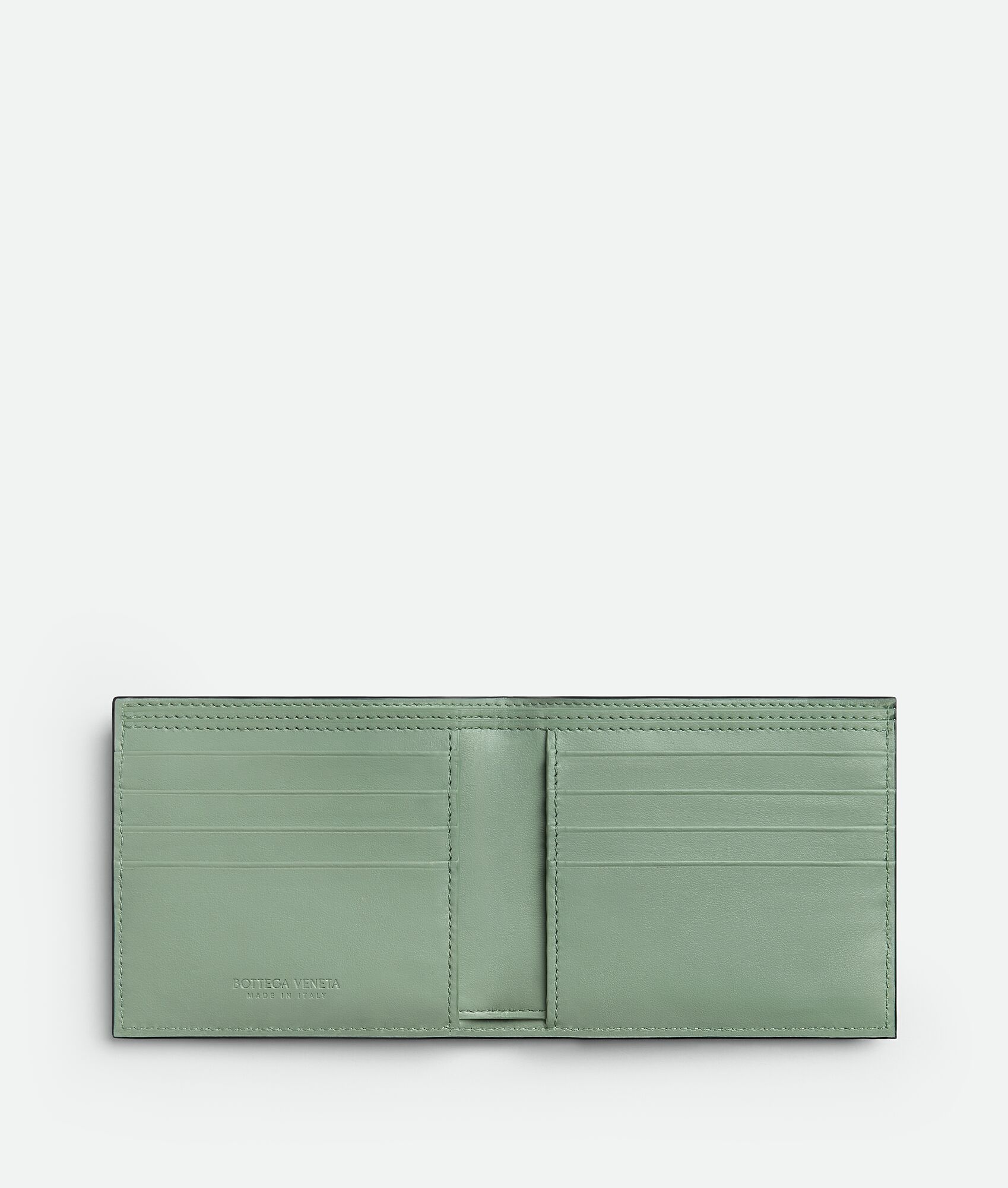 Bottega Veneta Intrecciato Bi-fold Wallet With Coin Purse In Black