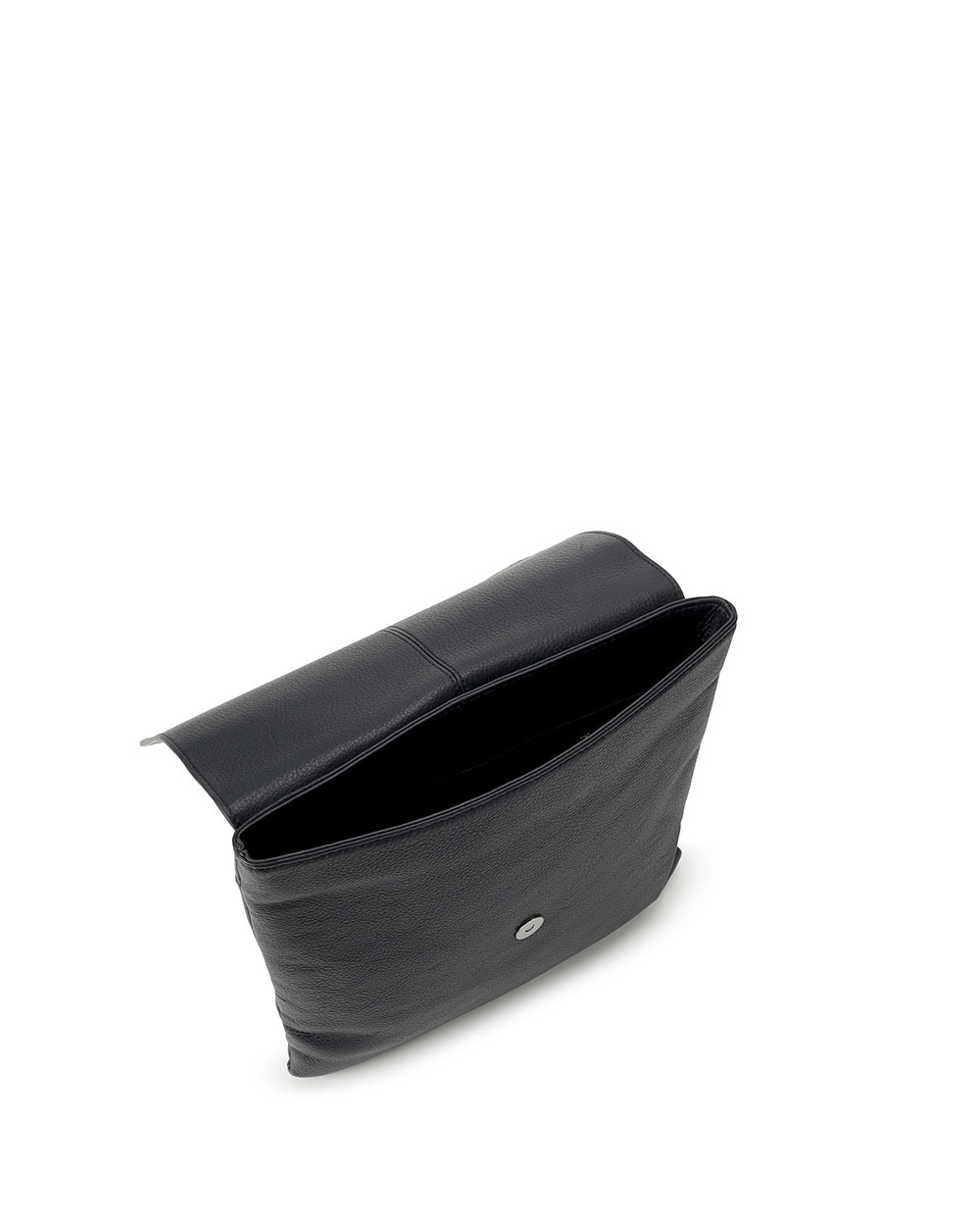 Emporio Armani Logo Details Satchel In Black